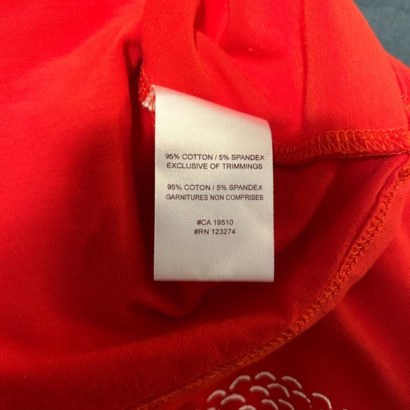 Lole Red Graphic Short Sleeve Athletic Shirt - Picture 7 of 7